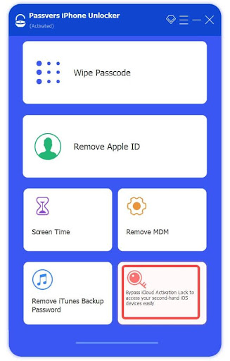 Bypass iCloud Activation