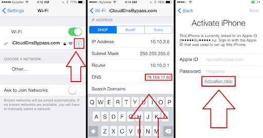 Bypass iCloud Activation