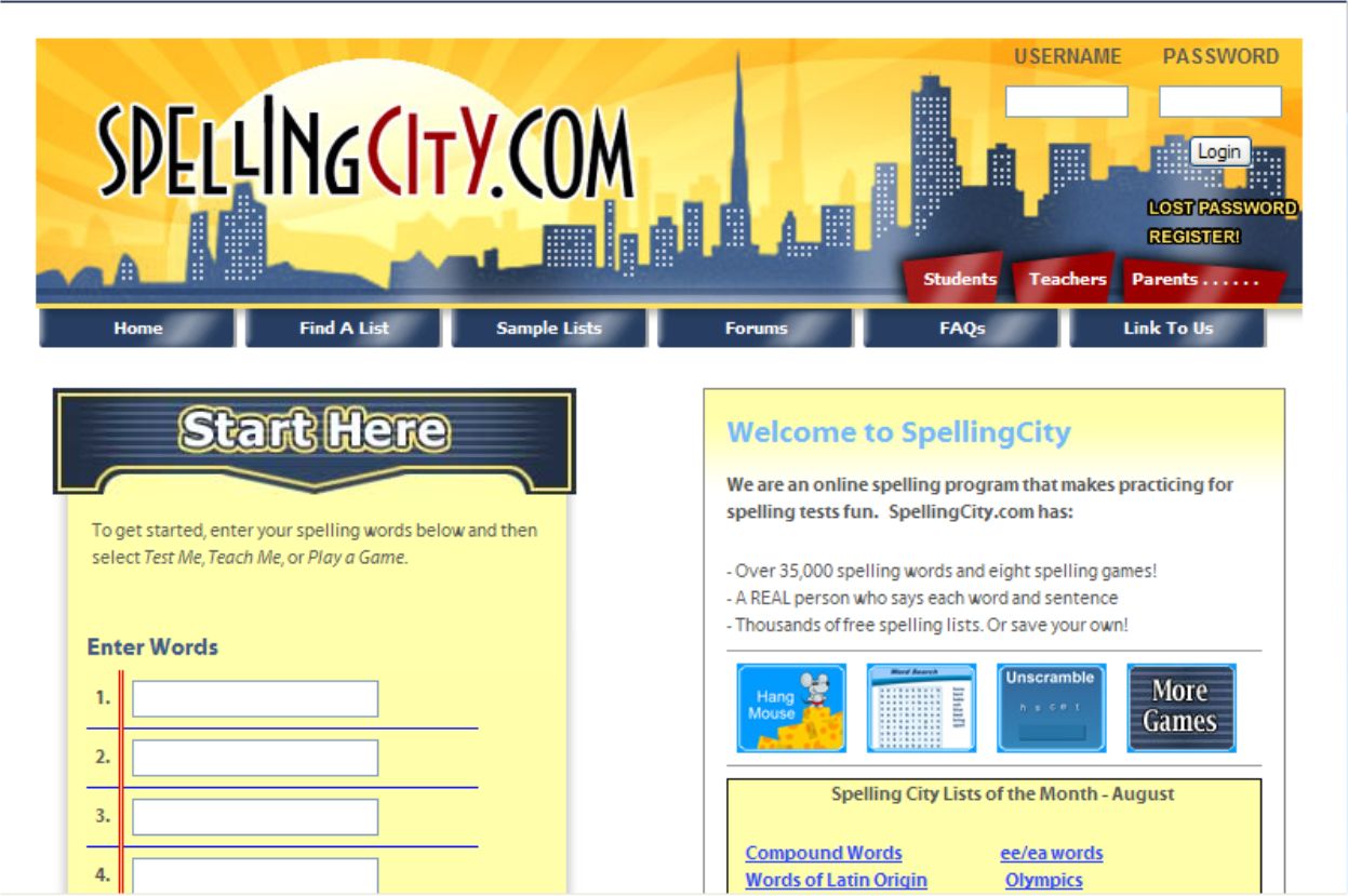 The Features: What Makes SpellingCity So Excellent!